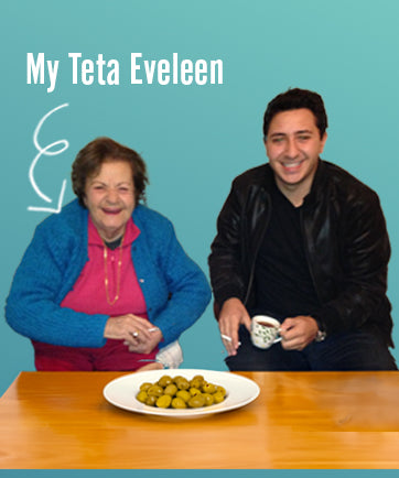 Picture of teta eveleen and founder of teta's olives (farris nawas)