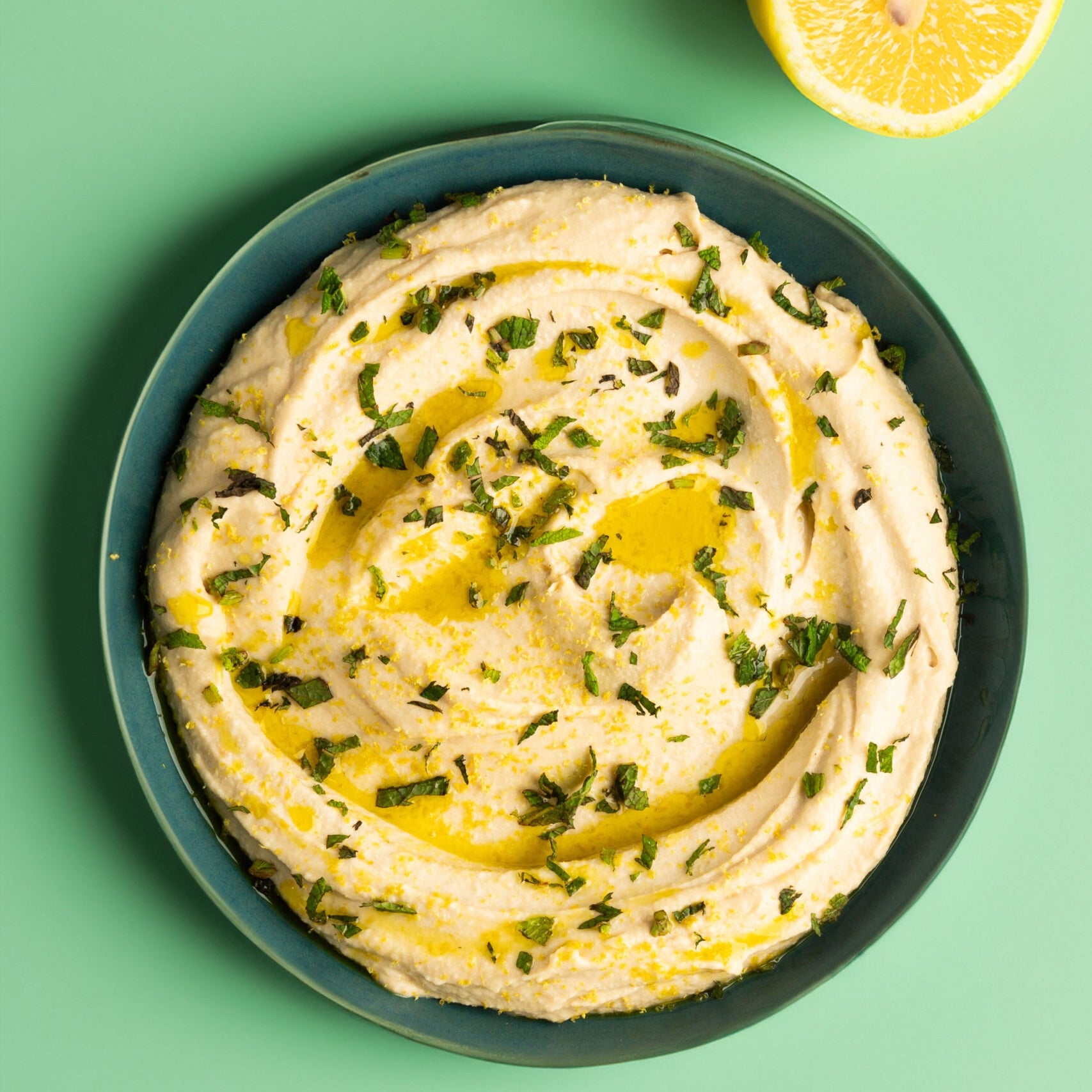 Mediterranean Green Olive & Lemon Hummus